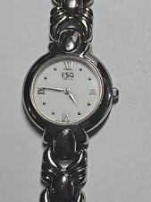 ESQ By Movado Swiss Women’s Watch WR 100549 Needs New Battery #9548