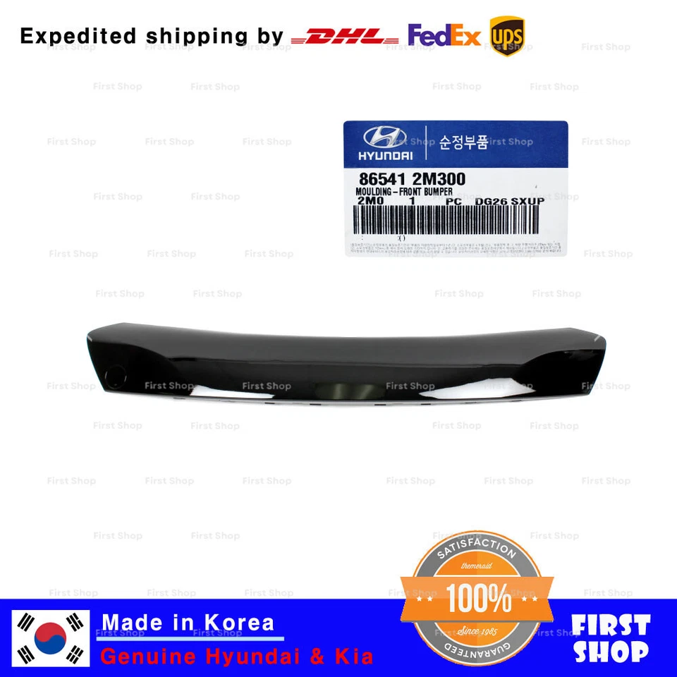 Moldura de rejilla inferior del radiador del parachoques delantero OEM para Hyundai Genesis Coupé 2013-17 Foto 4 de 4