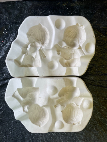 VINTAGE BELL CERAMIC MOLD #2209 MUSICAL ANGELS - Picture 3 of 12