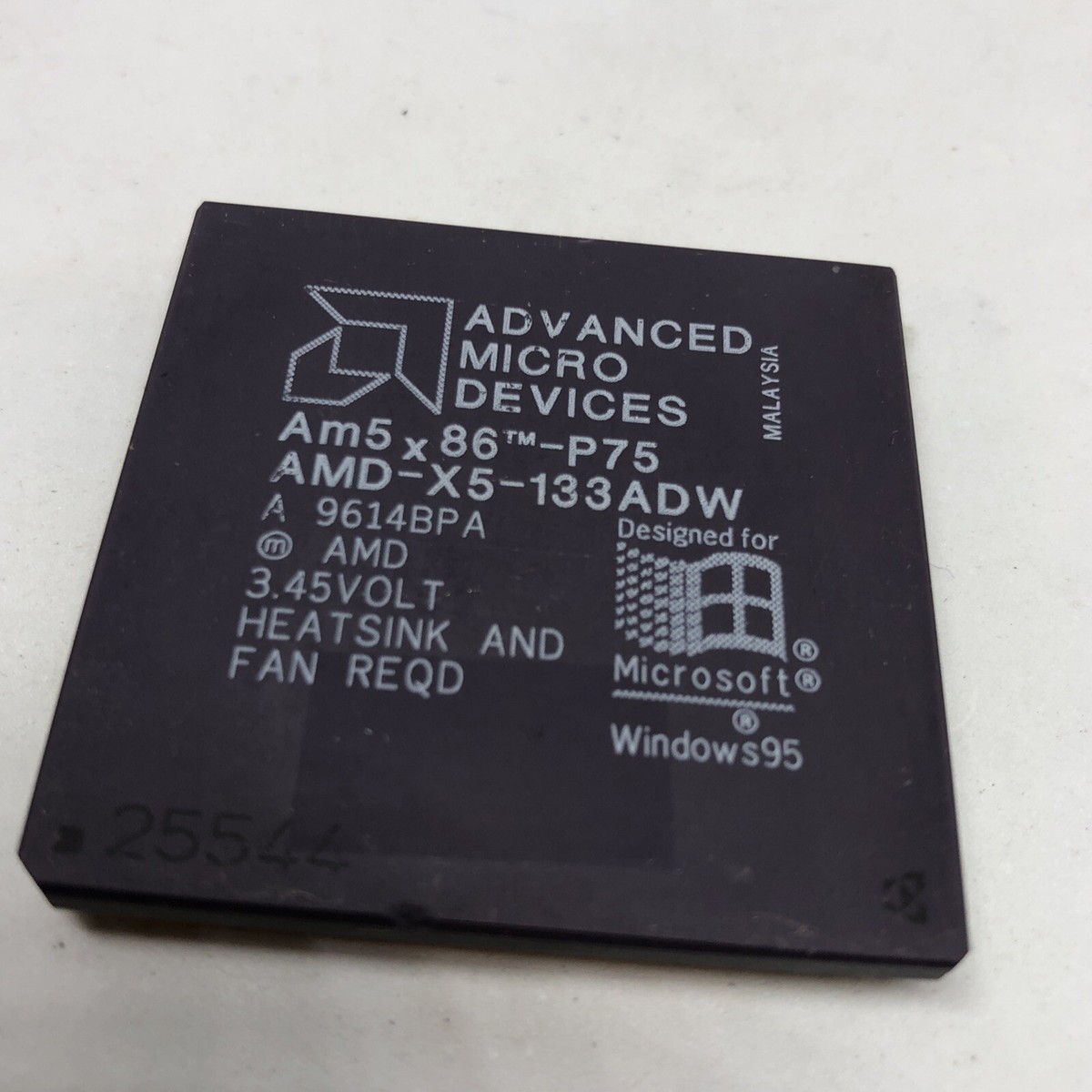 CPU AMD X-5 133ADZ Am5x86 P75 AMD-X5-133ADW AMD CPU AM5x86-P75 VINTAGE PROCESSOR CPU 133