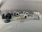 Mixed Bulk Lot of 6 Sony Cyber Shot Cameras As-Is Untested For Parts & Repair