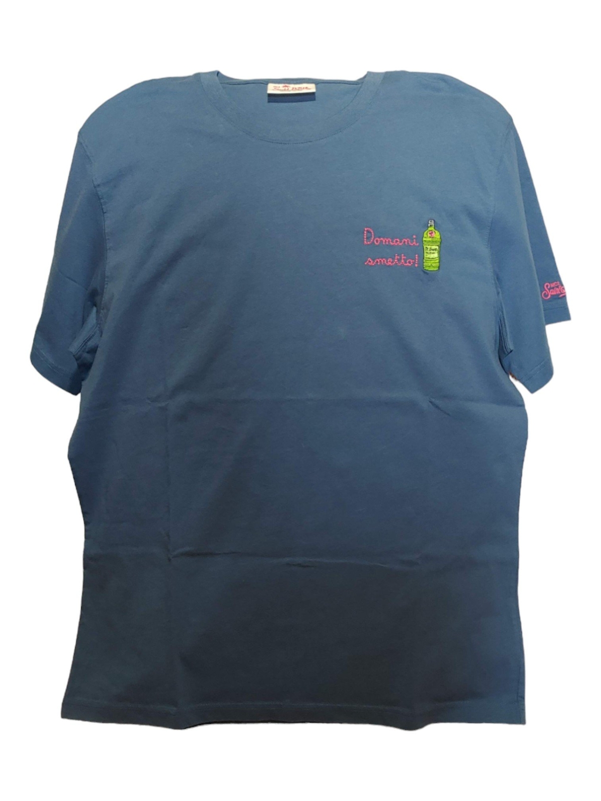 Футболка Saint Barth Mann Kurzärmeliges Blau 18440