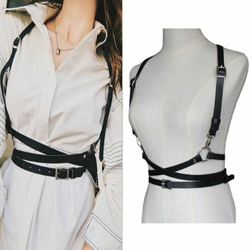 Harness Waist Belt Straps Suspenders Punk Harajuku O Ring Garters Faux Leather Ebay Harness Waist Belt Straps Suspenders Punk Harajuku O Ring Garters Faux Leather Ebay