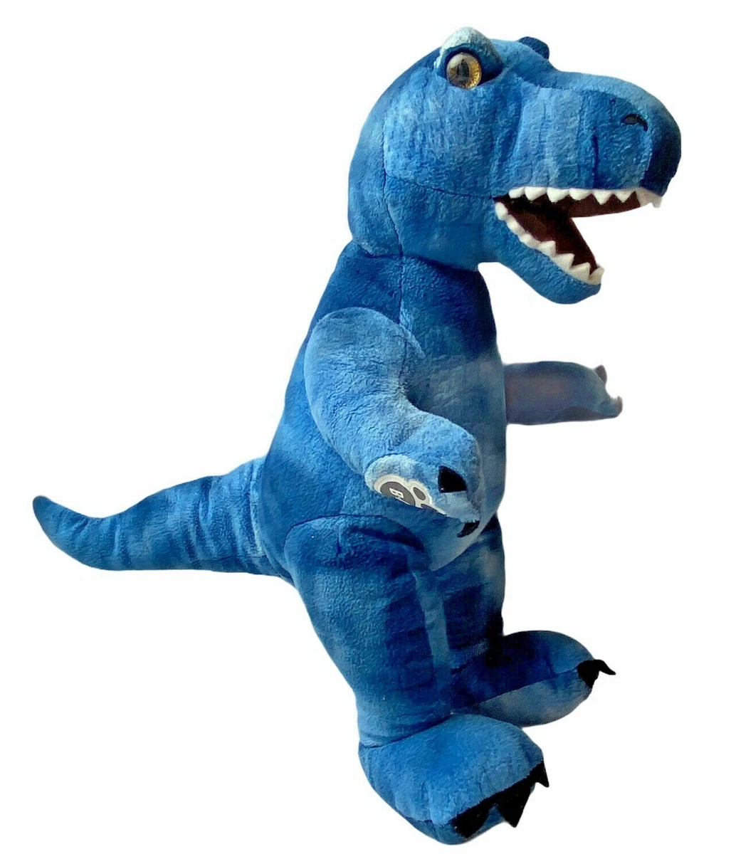 Stuffed best sale blue dinosaur