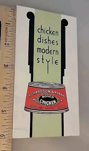 Richardson und Robin Hühnerbuch mit Knochen. Vintage Broschüre in Farbe - Bild 4 von 5
