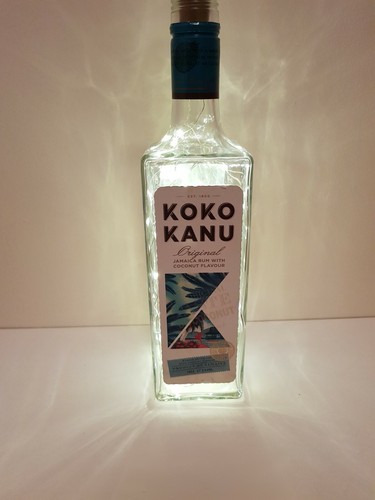 Koko Kanu Rum Bottle Lamp Warm White Colour LED Lights Gift Decoration - 第 1/4 張圖片