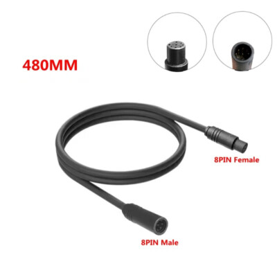 EBike Display Kabel 8 Pin Buchse auf Stecker für Bafang Mid Motor BBS01 BBS02 HD