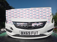 VAUXHALL ASTRA HATCHBACK 5DR SRI S/S MK7 K 2019 WHITE  FRONT BUMPER MARKS
