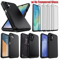 For Samsung Galaxy A06 A16 A26 A36 A56 5G Case Shockproof Cover Screen Protector