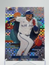 LEO JIMENEZ (RC) 2025 Topps Finest #159 | Uncommon Checkerboard Refractor