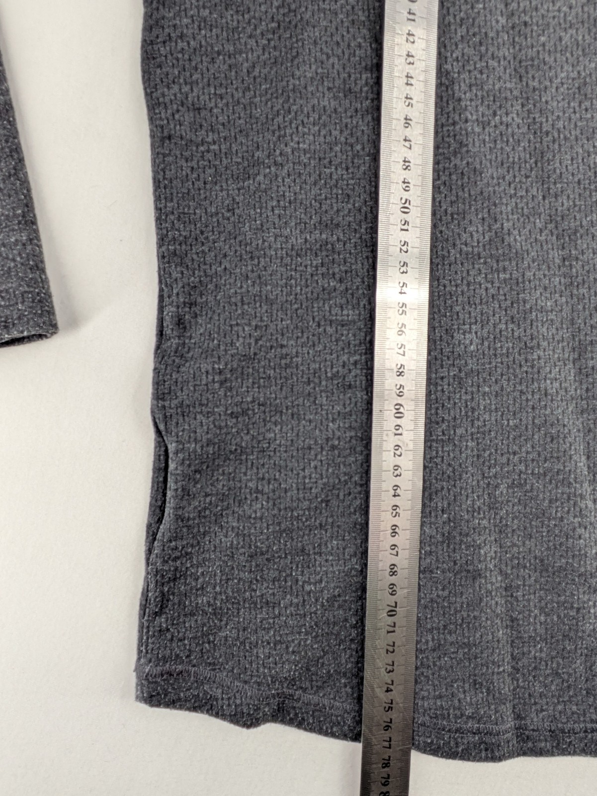 Clepto Manicx Herren Longsleeve Shirt Größe L Grau Waffelpiqué Pullover Regular image 9