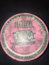 New Sealed Reuzel Pink Grease Heavy Hold Pomade 12 oz