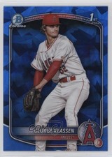 2025 Bowman Sapphire Edition Chrome Prospects George Klassen #BCP-63 6h8