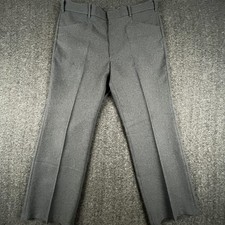 Vintage Levis Action Slacks Pants Mens 36x30 Gray Sta Prest Dress Trousers 70s