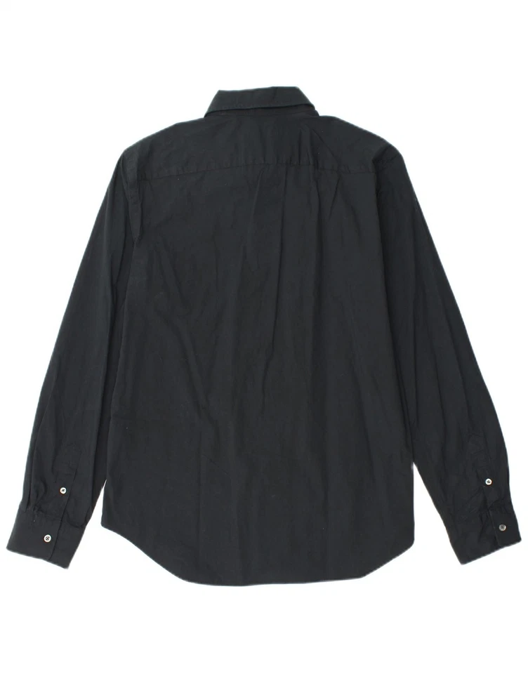 Camisa Polo Ralph Lauren Mujer Calce Clásico EE. UU. 12 Grande Algodón Negro BF16 Foto 2 de 3