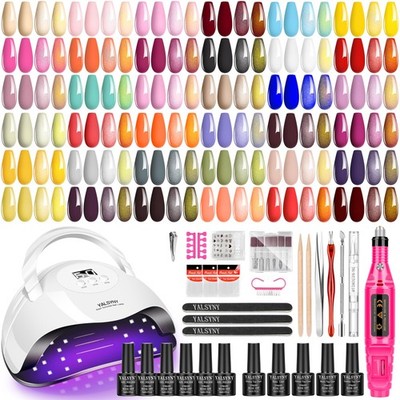 Kit Esmalte Gel 36 Colores Con Lampara UV Y Torno Manicura Pro
