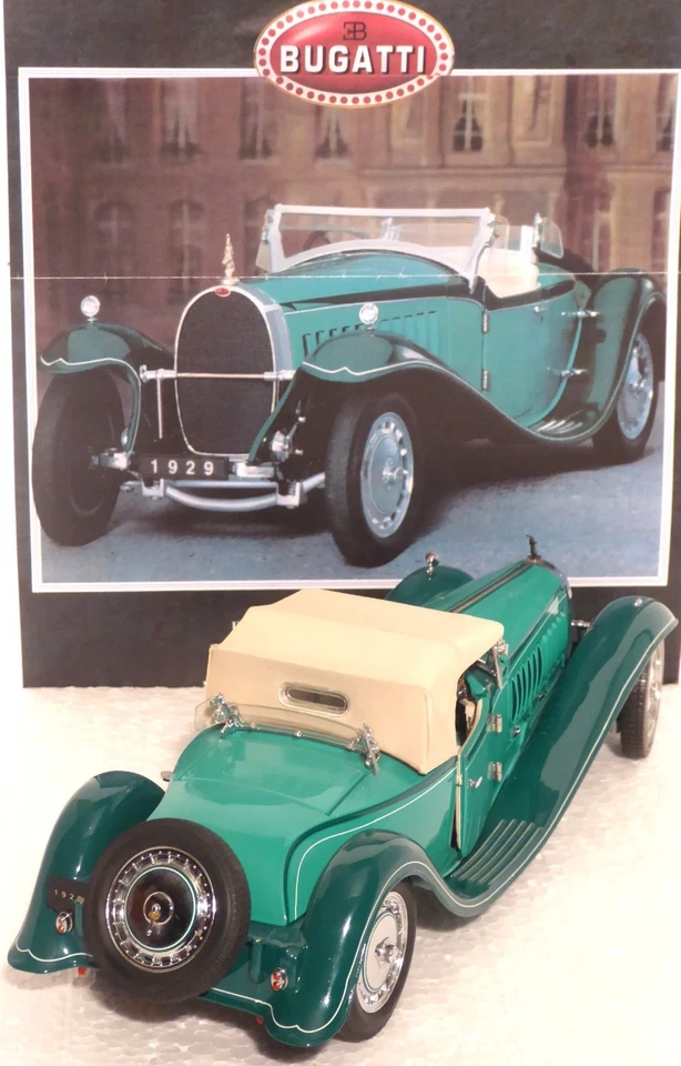 Franklin Mint: Bugatti Royale Typ 41 Roadster v. 1929 , M 1:24 , Doku , o. OVP - Bild 4 von 4