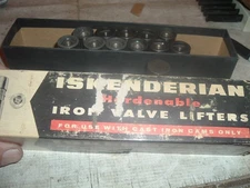 chevrolet iskenderian hardenable engine valve lifters 13 ct v-8 new nos 202-HY