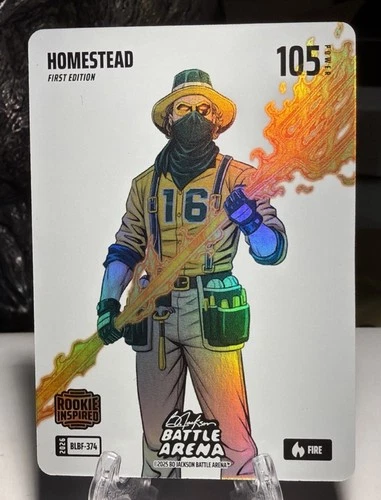 2026 Bo Jackson Battle Arena Homestead Nick Kurtz Blizzard Battle Foil Fire