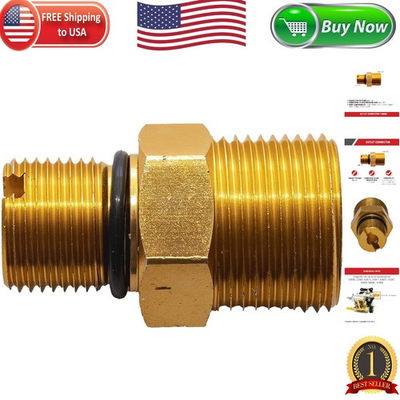 #ad High Quality Gold Outlet Adapter for 3 8 Inch Pressure Washer Pumps Quick Fix $27.54
