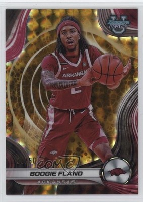 2024-25 Bowman U Best Gold Geometric Refractor 32/50 Boogie Fland #12 0e6p