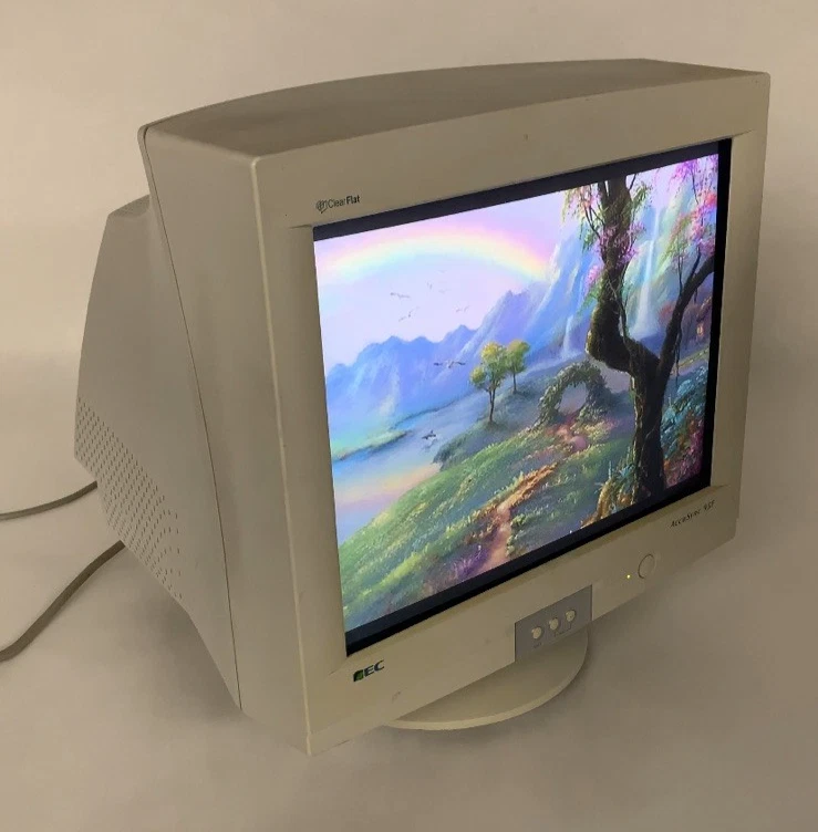 NEC AccuSync 95F M9902 VGA Color Computer Monitor Retro Gaming Grade B Tested - Image 2 of 4