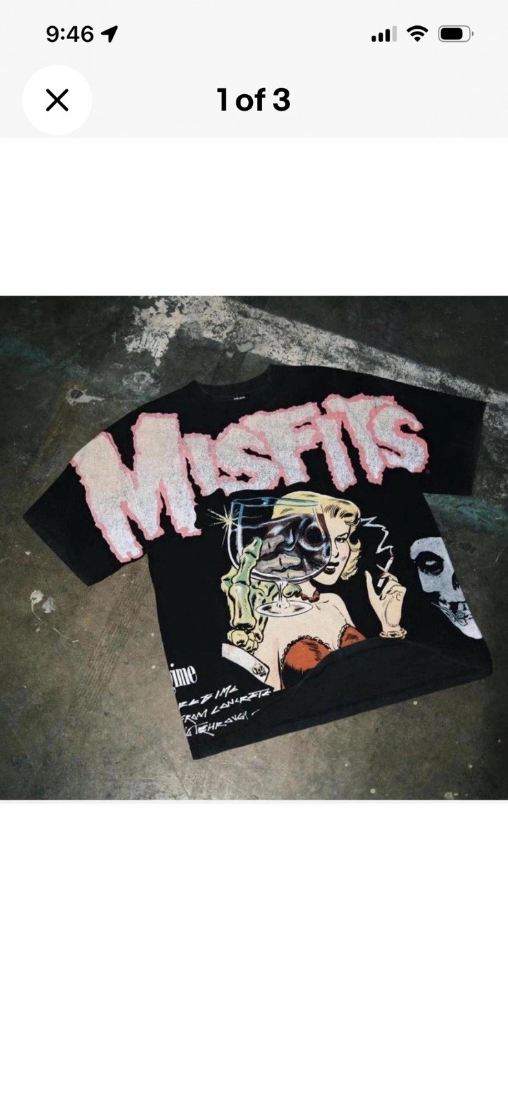 Civil regime misfits T-shirt Did My Darling  Large NWT Unisex
