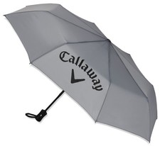 New Callaway Golf 43" Collapsible Umbrella GRY/BLK 23
