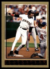 Barry Bonds 1998 Topps Opening Day #143 San Francisco Giants FREE SHIPPING