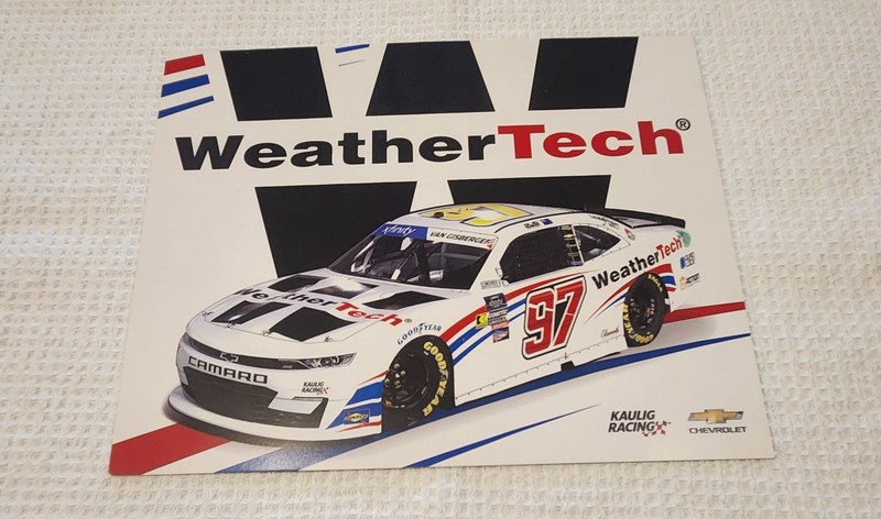 2024 Shane van Gisbergen "WeatherTech" #97 NASCAR postcard