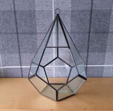 Vintage Glass Ceiling Hanging Terrarium Plant Holder