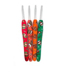 Woobles Christmas Limited Edition 4mm Crochet Hooks   NEW