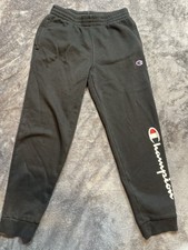 EUC Champion Boy's Black Jogger Sweatpants - Size Youth Medium