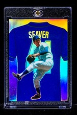 Tom Seaver RARE REFRACTOR JERSEY HOLO PRIZM INVESTMENT CARD New York Mets SSP