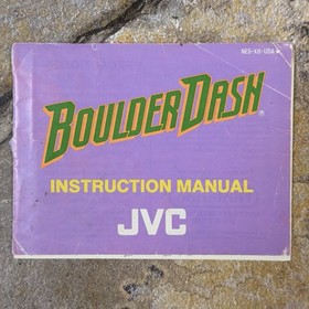 Boulder Dash Cartridge + Manual - Nintendo Entertainment System NES **SEE DESC**