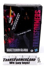 Flamewar Fireglide Hasbro Pulse Sealed NEW Deluxe Shattered Glass Transformers