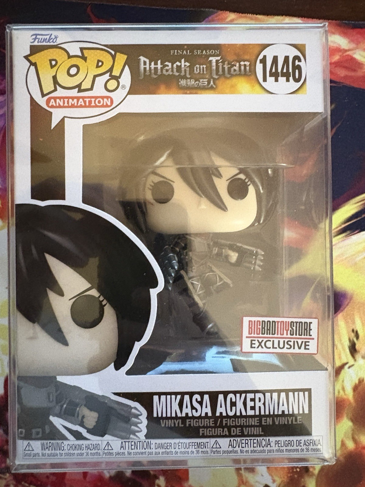 Funko Pop Mikasa Ackermann 1446 Attack On Titan Bigbadtoystore