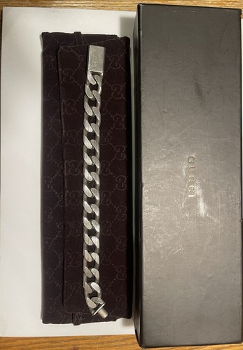 Gucci Silver 925 Curb Link Bracelet - 第 2/8 張圖片