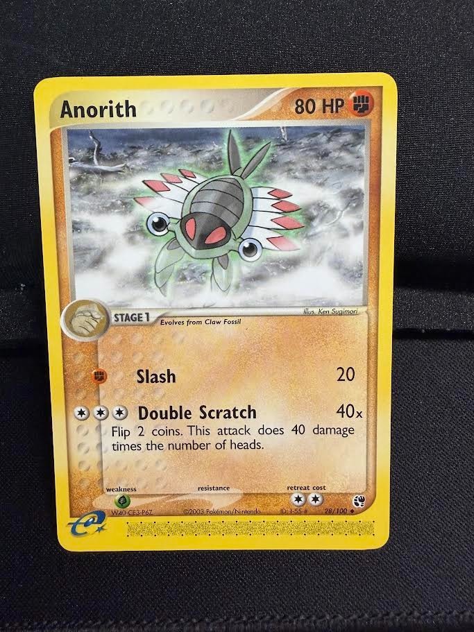 Pokemon Ex Sandstorm Anorith Uncommon (28/100) NM