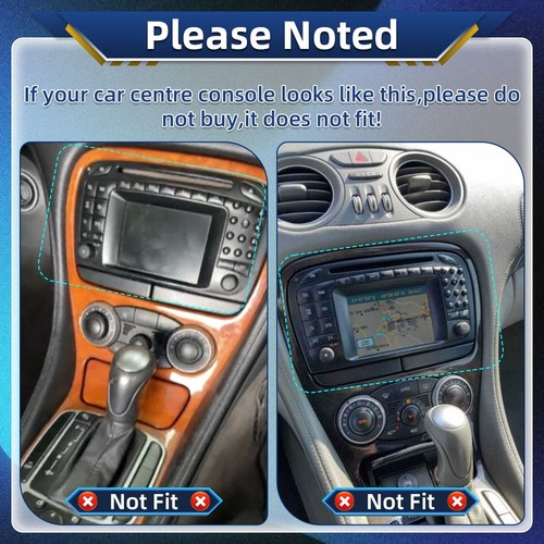 For Mercedes-Benz SL R230 SL350 SL500 Android 15 Car Stereo Radio Apple CarPlay - Picture 2 of 18
