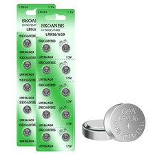 SKOANBE SR936SW 394 1.55V Watch Battery 20-Pack 10 Count Pack of 2 