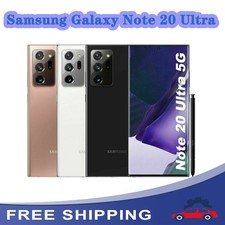 SAMSUNG GALAXY NOTE 20 ULTRA 5G N986U 12GB 128GB Unlocked CDMA GSM SMARTPHONE