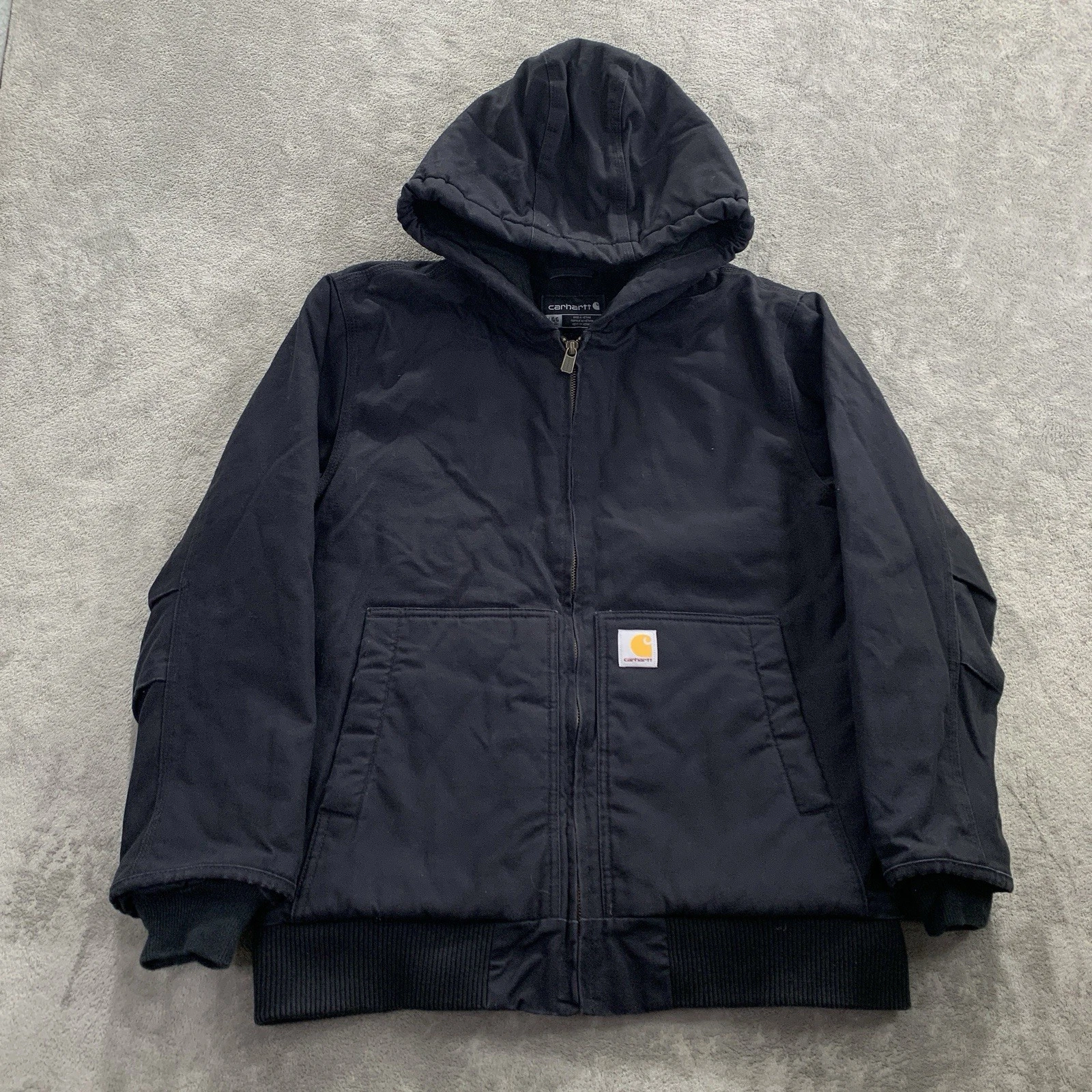 Carhartt Jacket Kids Boys Large 14/16 Quilted Flannel Lined Black Hooded Outdoor
Opens in a new wind