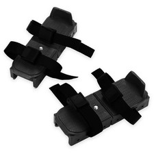 Toddler Ice Skates, Adjustable Infant Kids Skates Double Medium, black