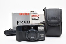  in Box Pentax Espio 115 Black Point  Shoot 35mm Film Camera From JAPAN 273990