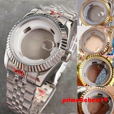 31mm Lady's Watch Case Band Sapphire Glass Fit NH05 NH06 Movt Silver Gold Color