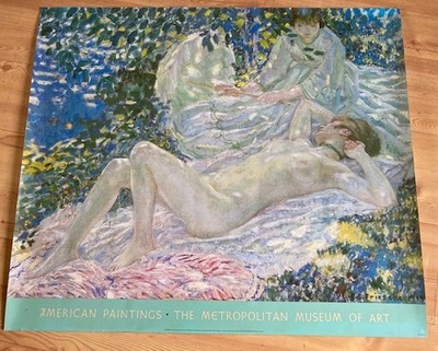 Poster Drucke Wandbilder - groß - ''Sommer'' von Friedrich Carl Frieseke aus MMA.