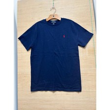 Navy Blue Polo Ralph Lauren Kids TShirt XL 18-20 Embroidered Pony Logo