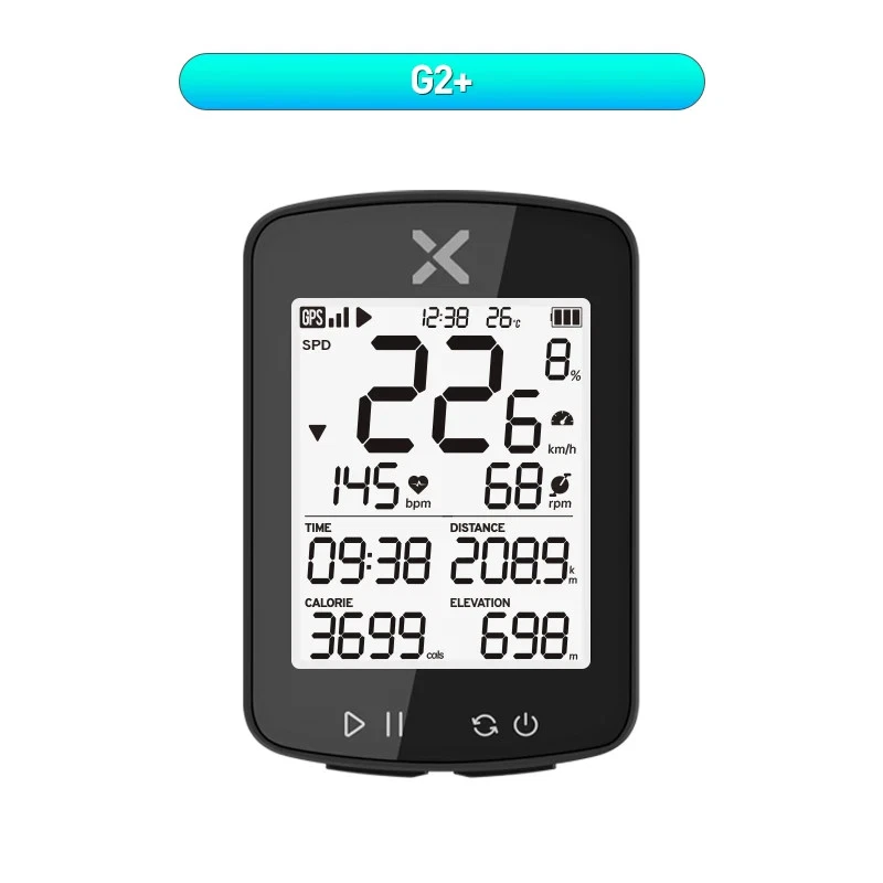 Bike Computer Wireless GPS Cycling Bicycle Speedometer MTB Waterproof ANT+ Smart - Image 2 of 4