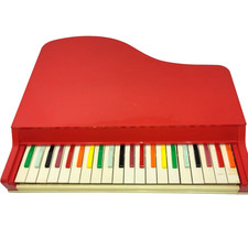 Pianoforte vintage per bambini con tasti arcobaleno, Made in Italy, Bontempi?